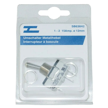 Umschalter Metallhebel on-on HD 15A - 1 - Stück Diverse