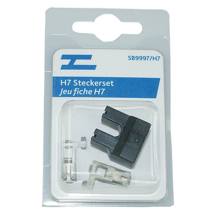 Set H7-Stecker mit 2 Flachsteckhülsen - 1 - Satz Diverse