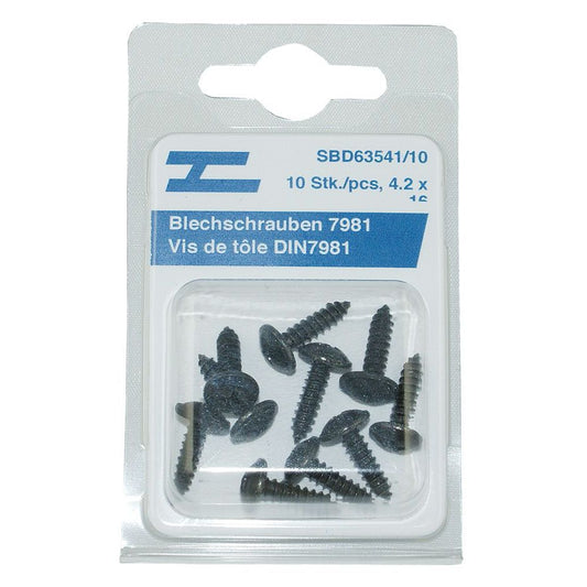 10Stk Blechschr. m. Bund DIN 7981 4.2 x 16 SBD63541/10