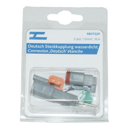 Deutsch Steckkupplung wasserdicht 2 pol.