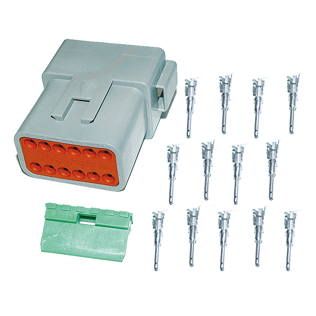 "Deutsch" Steckdosenset 12-pol. komplett