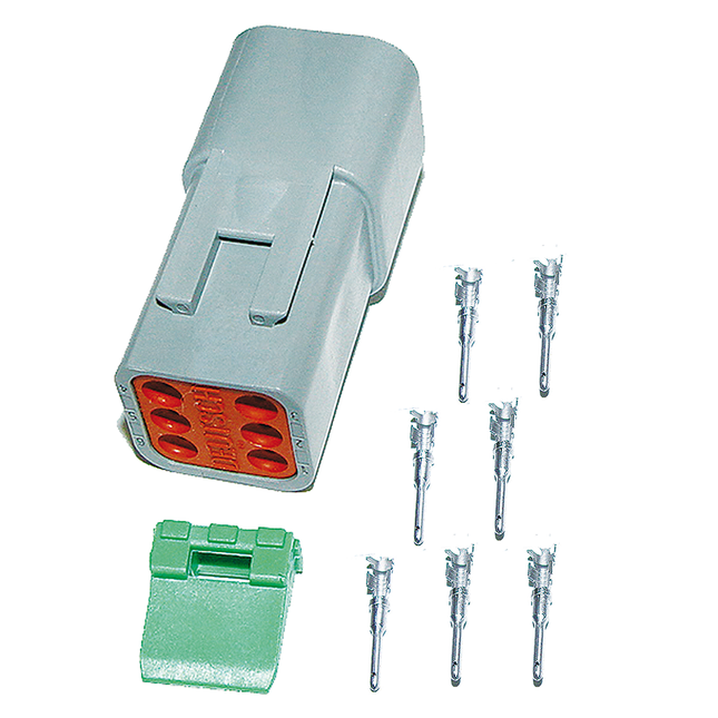 "Deutsch" Steckdosenset 6-pol. komplett