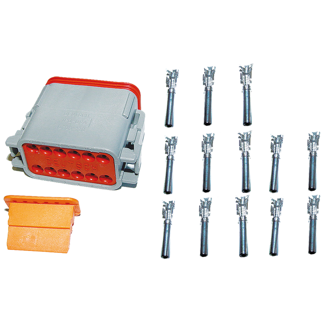 "Deutsch" Steckerset 12-pol. komplett