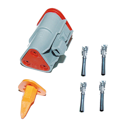 "Deutsch" Steckerset 3-pol. komplett