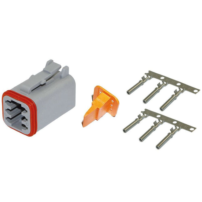 "Deutsch" Steckerset 6-pol. komplett