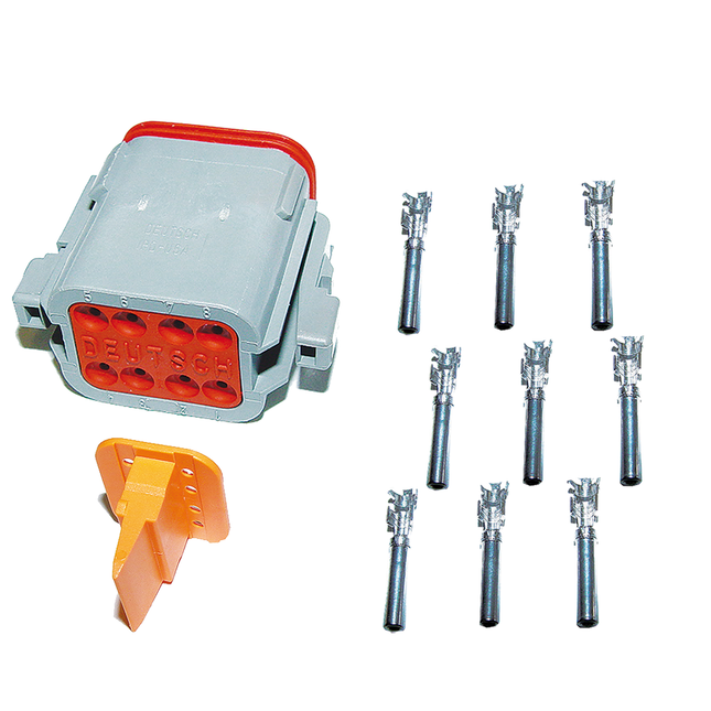 "Deutsch" Steckerset 8-pol. komplett