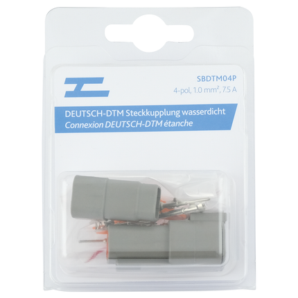 "Deutsch-DTM" Steckkupplung wasserdicht 4 pol