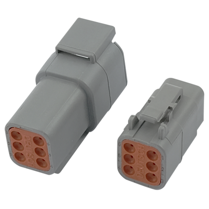 "Deutsch-DTM" Steckkupplung wasserdicht 6 pol