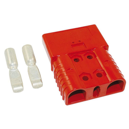 1 Stk. REMA Stecker 2-pol  -35 mm2 rot