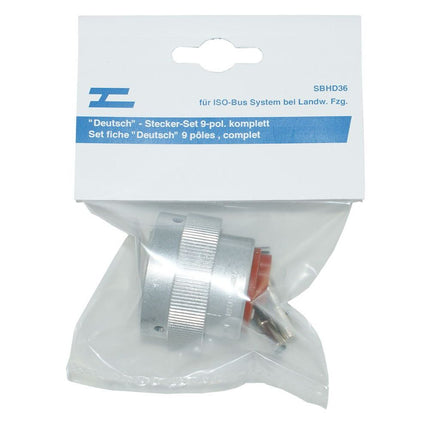 "Deutsch" - Stecker-Set 9-pol. inkl. Pins