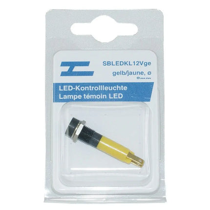 LED-Kontrollleuchte gelb 12V ø 8mm - 1 - Stück Diverse