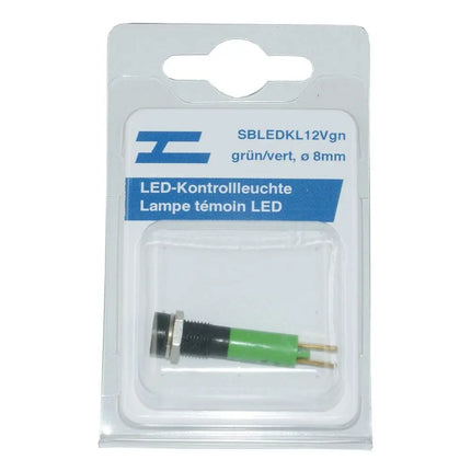LED-Kontrollleuchte grün 12V ø 8mm - 1 - Stück Diverse