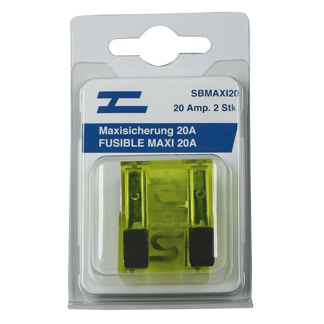 2 Maxisicherungen 20 Amp. SBMAXI20