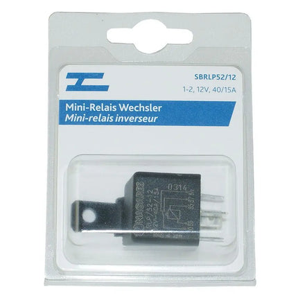 Mini-Relais Wechsler 1-2 12V/40,15A - SBRLP52/12 - 1 - Stück Diverse