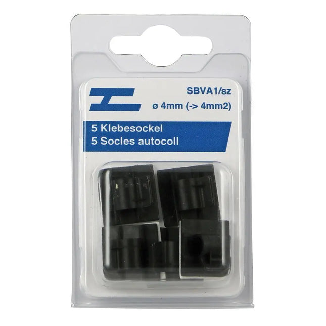 5 Klebesockel für Kabel -6.0mm2 ø 4.8mm - 1 - Satz Diverse