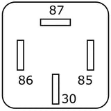 Mini-Relais 24V 20A, 0-1 RLPS4/24