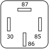 Hella - Relais 12V mit Sicherung 4RA003530001