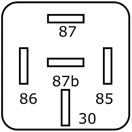 Mini-Relais 24V 2x15A