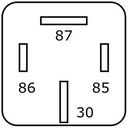 Mini-Powerrelais mit Widerstand 24 V 70 A