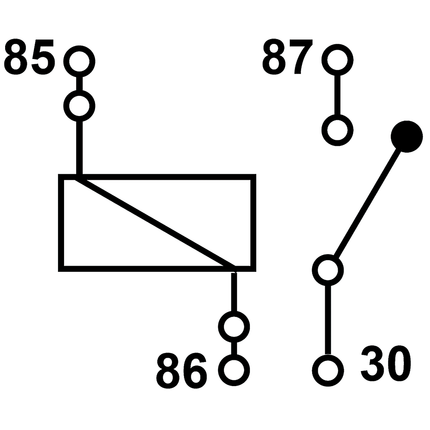 Mini-Relais 24 V 60 A, 0 - 1