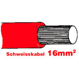 Anlasserkabel hochflexibel 16 mm rot SGF16rt