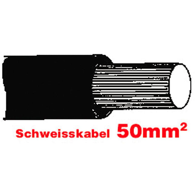 Anlasserkabel hochflexibel 50 mm sz