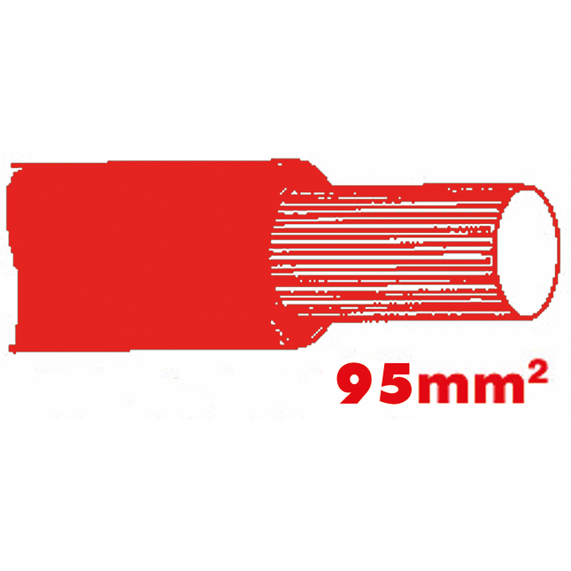 Anlasserkabel hochflexibel 95 mm2 rot
