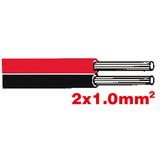 Lautsprerkabel 2x1.0 mm sz-rt SGFYZWL2x1.0