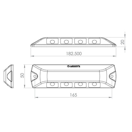 LED-Aussenleuchte Scenelite SI8 12/24V