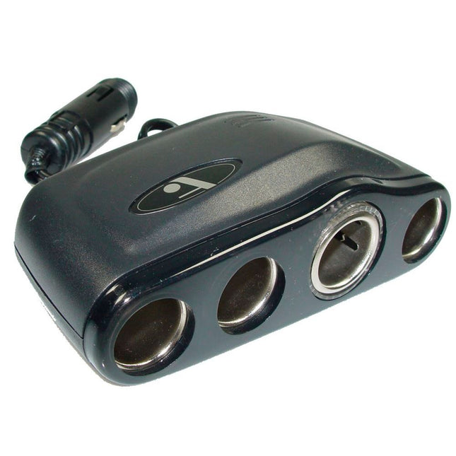 4-fach Steckdose f. Zigarren-Anzünder