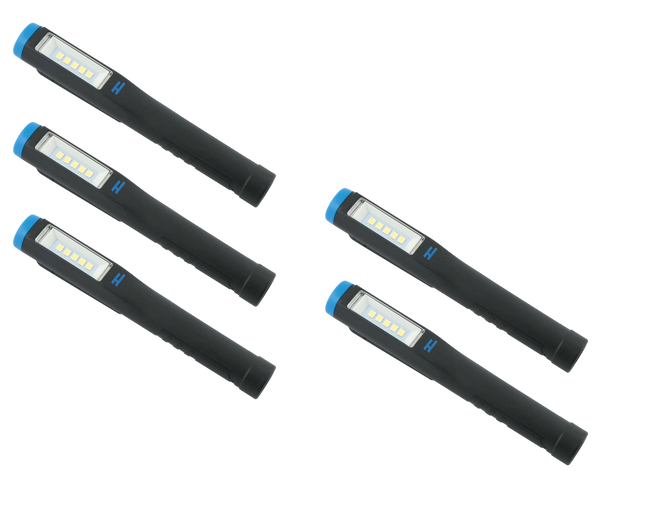5er-Set Penlight mit 5 LEDs und Frontstrahler - 1 - Stück