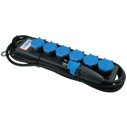 Steckdosenleiste 6x T13, IP55