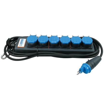 Steckdosenleiste 6x T13, IP55