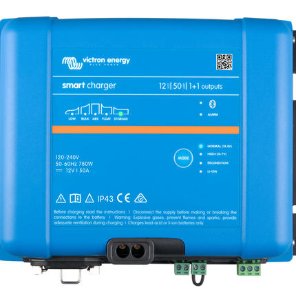 Victron - Smart Charger IP43, Batterieladegerät, 12 V, 50 A + 4 A - 1 - Stück Victron