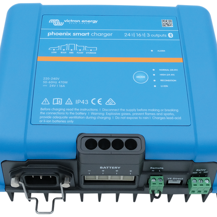 Victron - Phoenix Smart Batterieladegerät 24 V 16 A, 3 Ausgänge