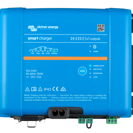 Victron - Smart Charger IP43, Batterieladegerät 24 V 25 A + 4 A