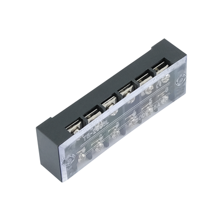 Masse- oder Stromverteiler 6-pol schwarz