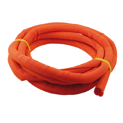 5 m Gewebeschlauch Snap 19PET orange