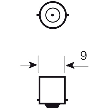 Osram Glühlampe BA9s 24V 4W HD - 1 - Stück