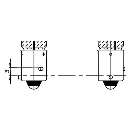 Halogenlampen H21W 12V gelb - 1 - Stück Jahn