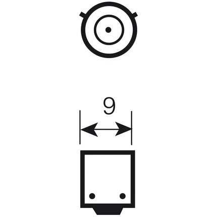 Osram Glühlampe BAY9s 12V 21W PX26d - 64136 - 1 - Stück OSRAM