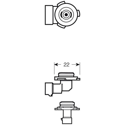 Jahn Glühlampe HB4 12V 51W P22d - 9006 - 1 - Stück Jahn