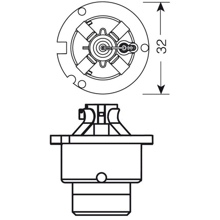 Osram Gasentladungslampe Xenarc D2S 35 W CBN 66240CBN - Hischier Auto AG