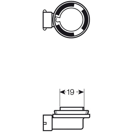 2 x Osram Night Breaker LASER H8 12 V 35 W 64212NL/HCB