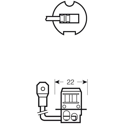 Osram Glühlampe H3 24V 70W - 64156 - 1 - Stück OSRAM