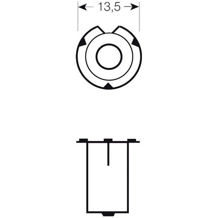 Jahn Glühlampe Halogen, 6 V 2.4 W, PX13.5s - 1821 - 1 - Stück Jahn