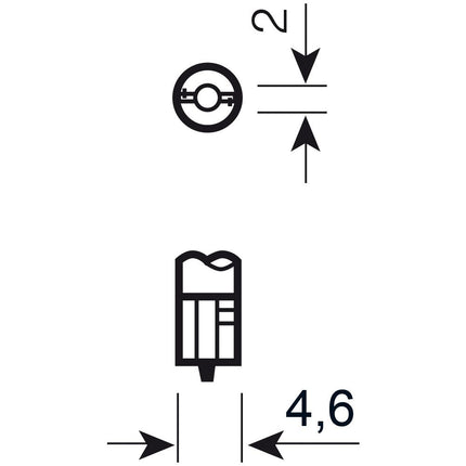 Jahn Glühlampe 12V 1.2W "Spahn" ws. 1608