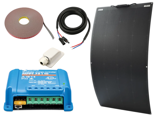 Solar-Energie Set 12 V 120 W, flexibles Panel - 1 - Satz Hischier Auto AG
