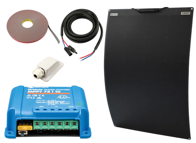 Solar-Energie Set 12 V 90 W, flexibles Panel - 1 - Satz Hischier Auto AG