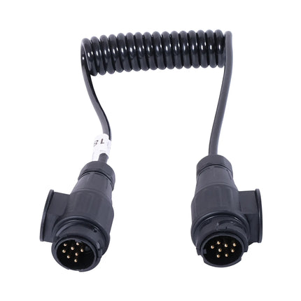 Spiralkabel 13-pol. 1.5 m mit Stecker 12 V - SP13/1.5m - 1 - Stück Diverse